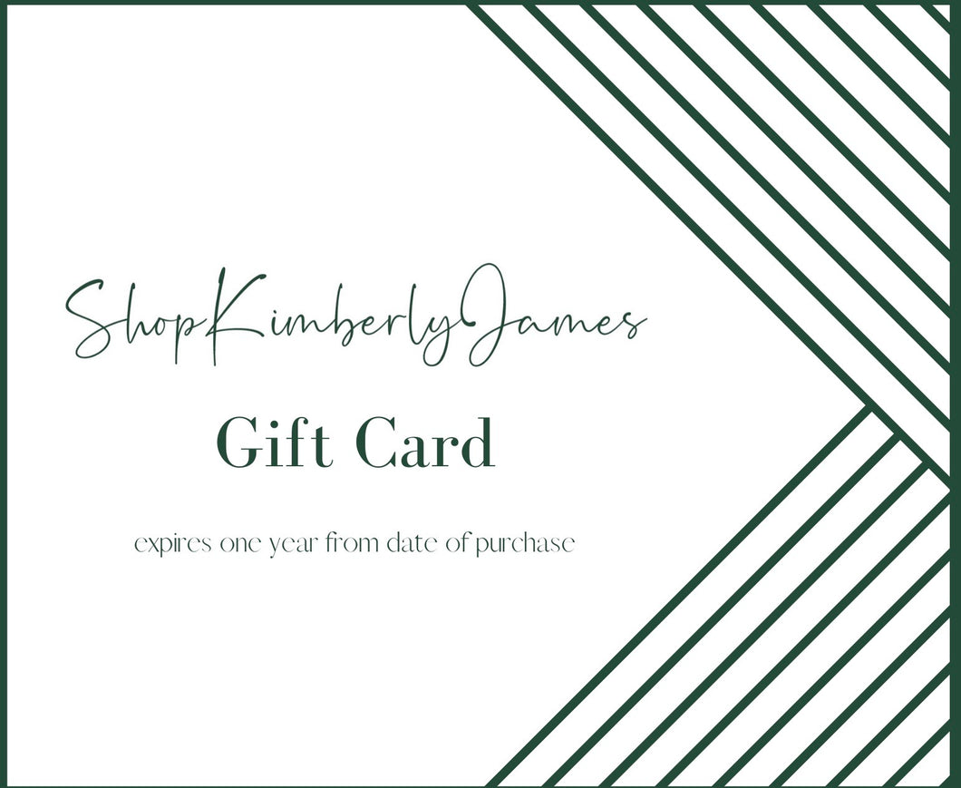 Shop Kimberly James Gift Card